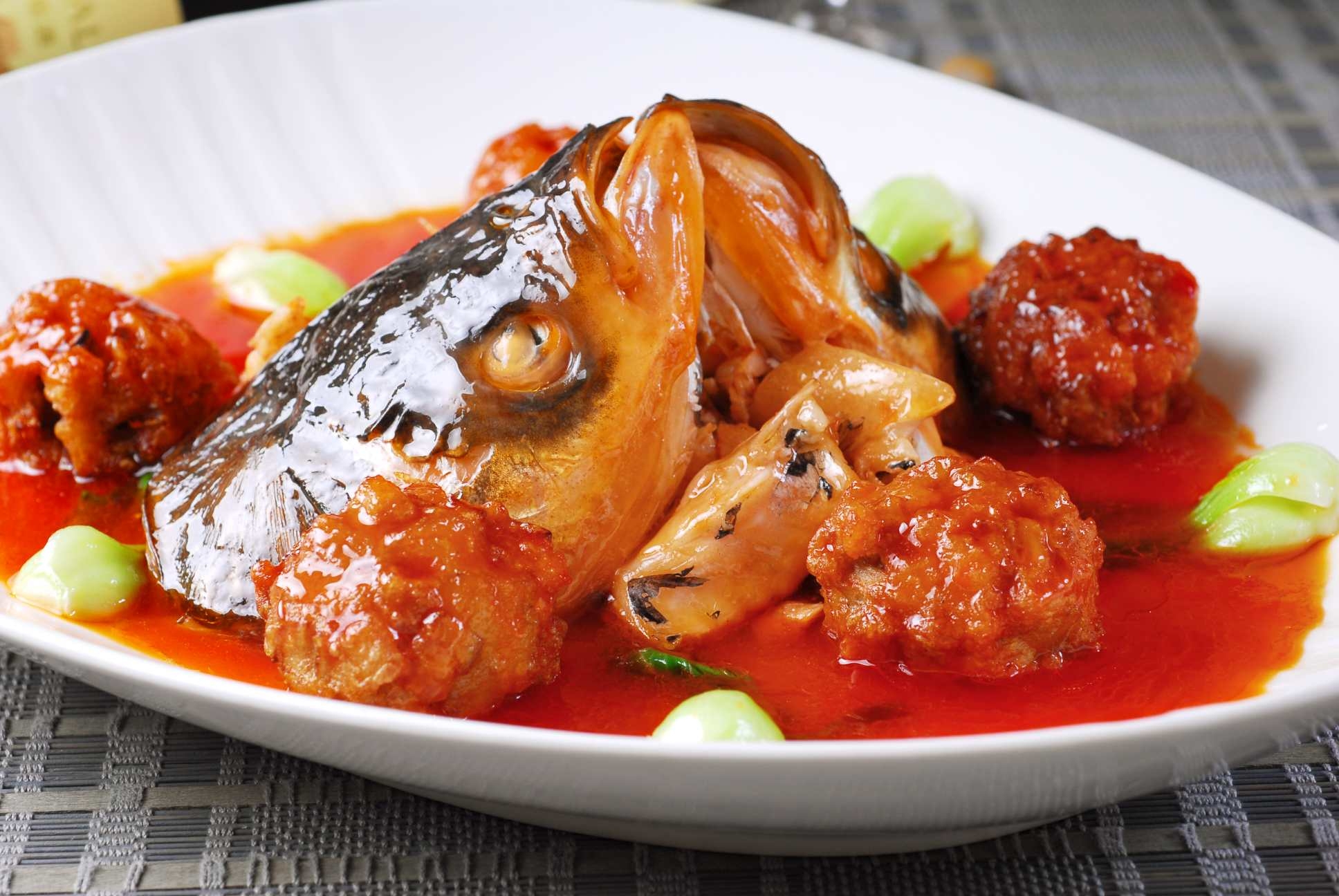 高清图片餐饮美食川菜莲藕鱼头高清图片