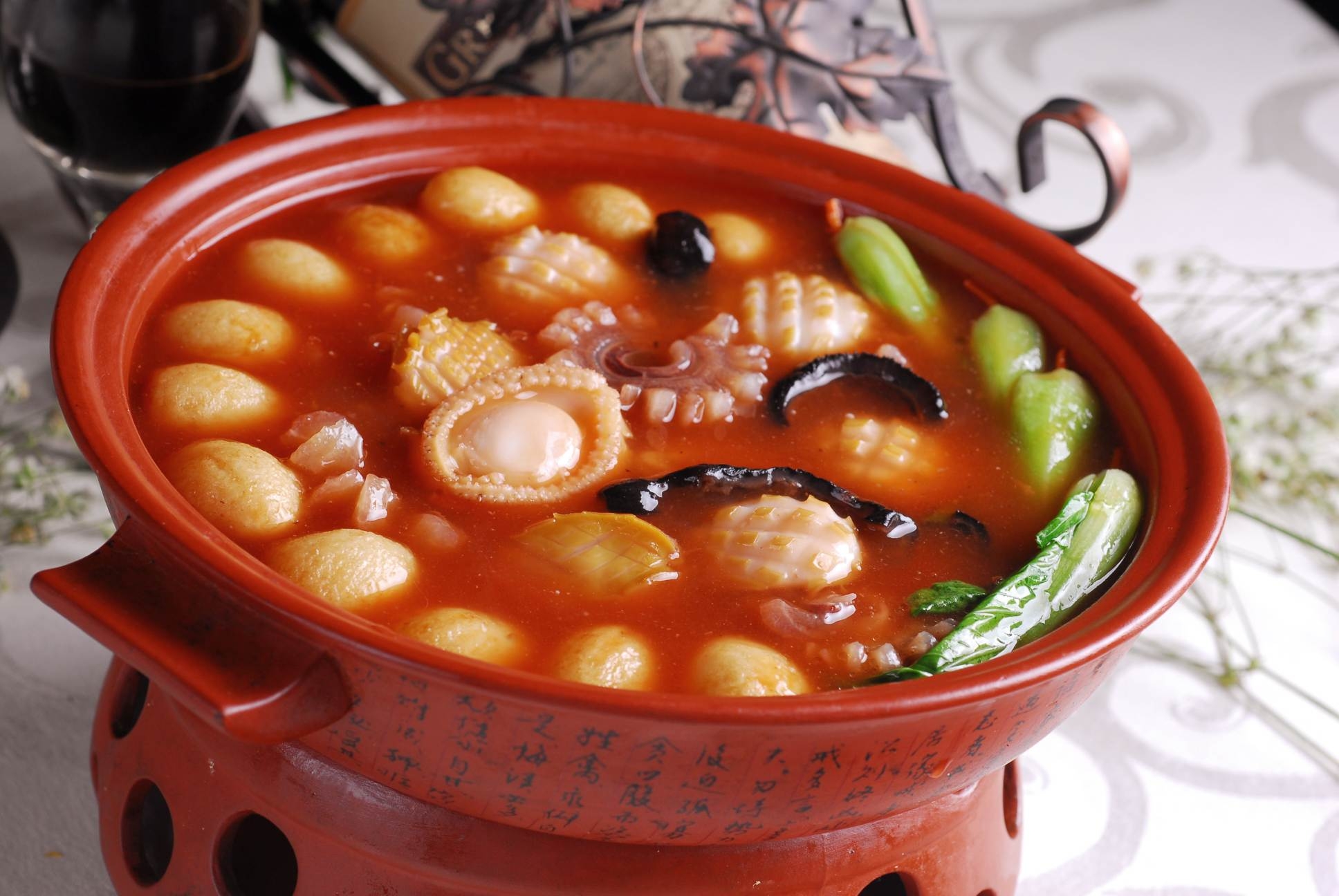 热紫砂四宝高清图片