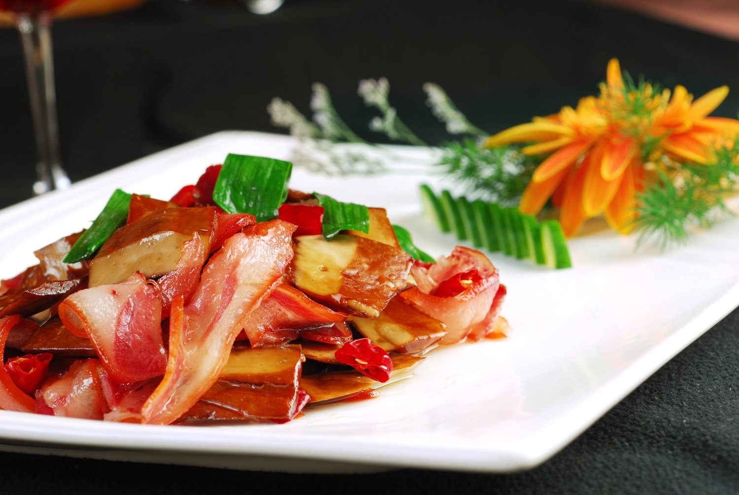 高清图片餐饮美食川菜热菜豆干香香嘴高清图片635