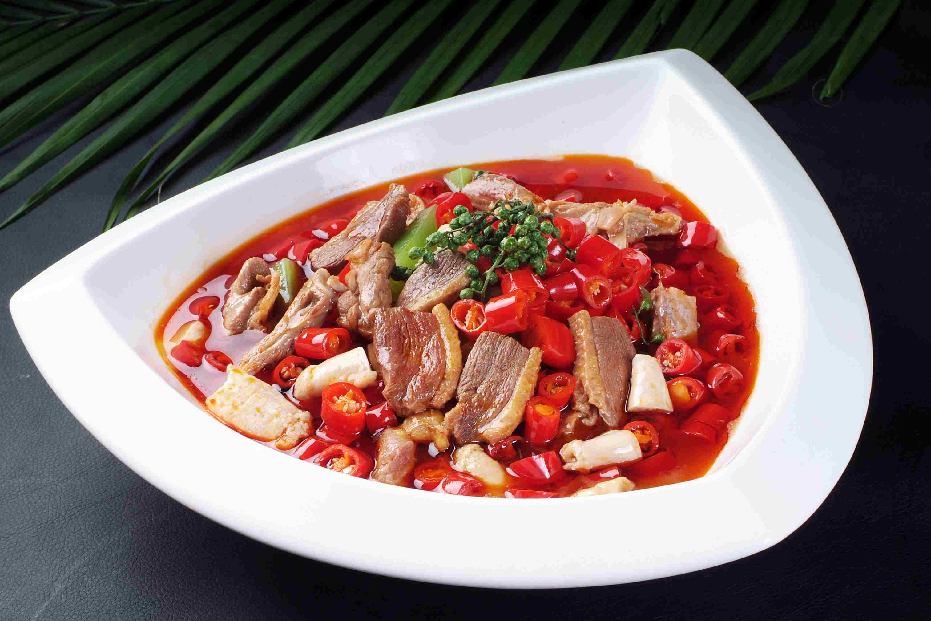 餐饮美食川菜竹胎焖大雁高清图片1012