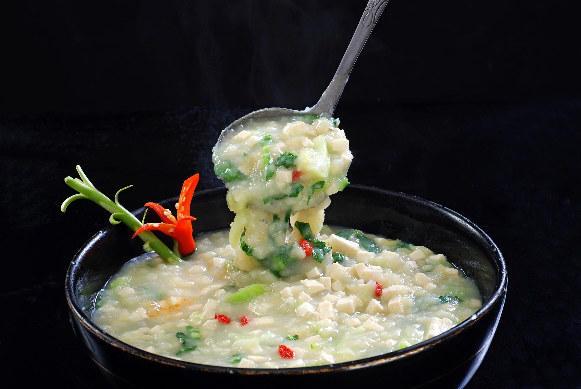 餐饮美食芋泥菜豆腐高清图片