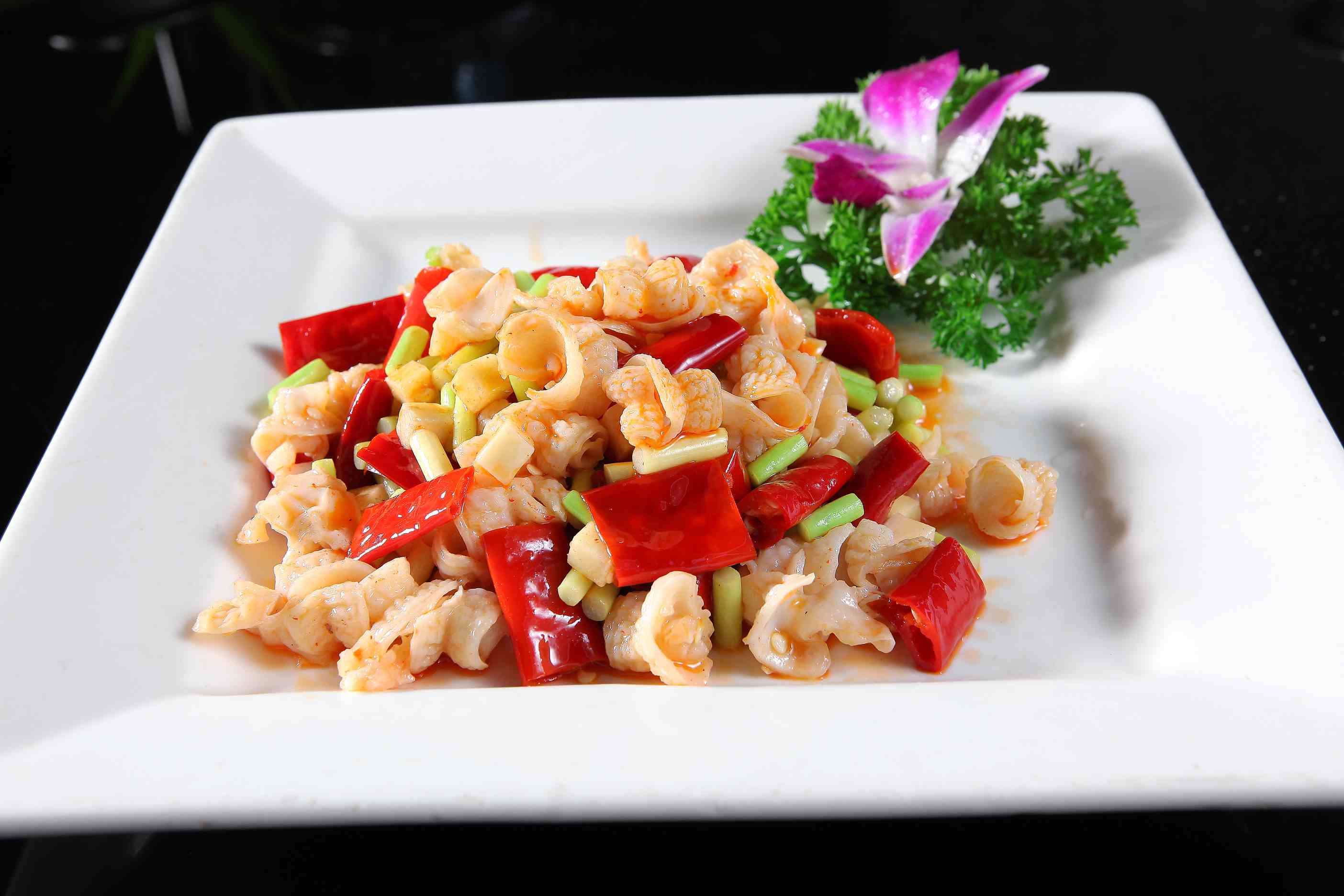 高清图片餐饮美食川菜爽口鳄鱼肠高清图片