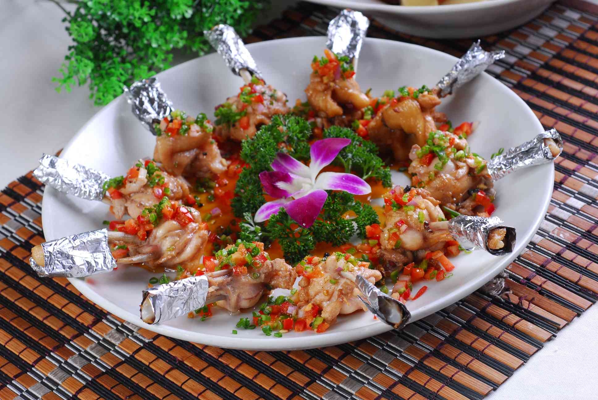 餐饮美食川菜美极脱骨鸡中翅高清图片502