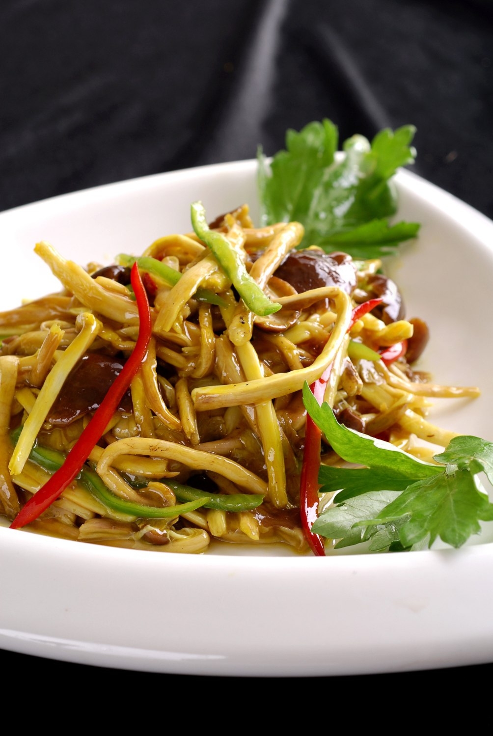 高清图片餐饮美食川菜鲍汁茶树菇高清图片20