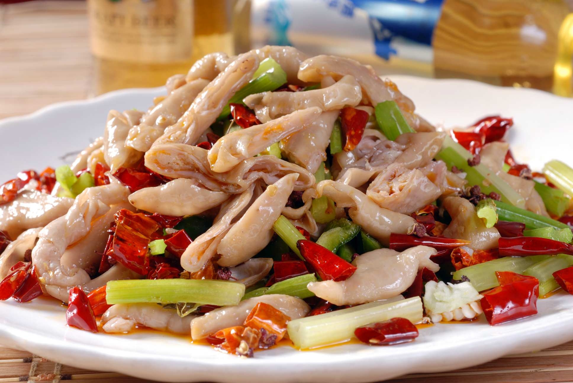 餐饮美食川菜火爆肥肠高清图片