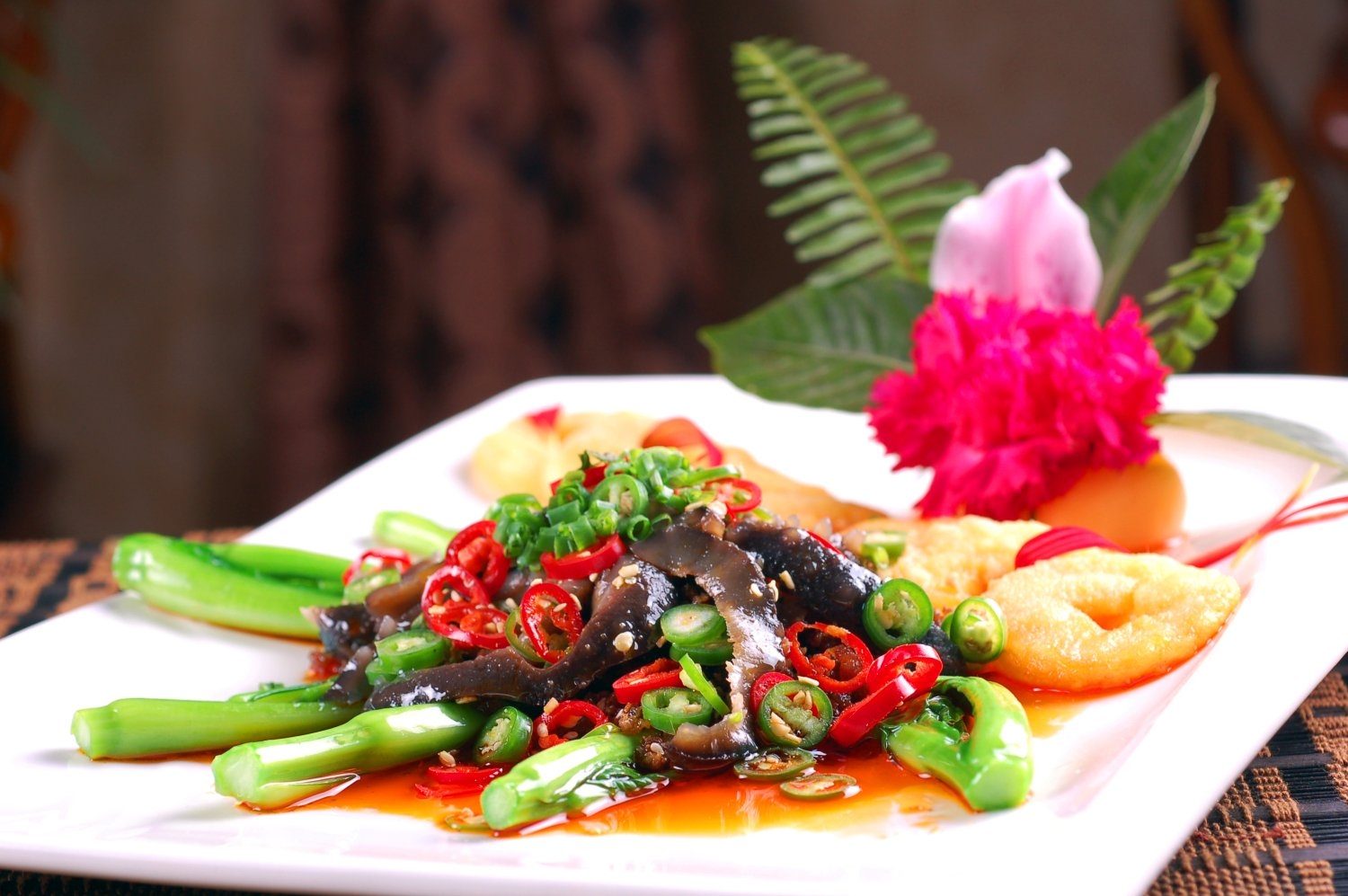 高清图片餐饮美食川菜干烧辽参()高清图片149