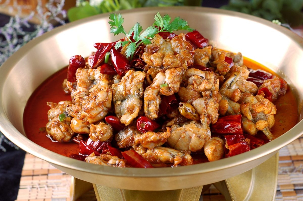 餐饮美食川菜旱锅小美蛙高清图片