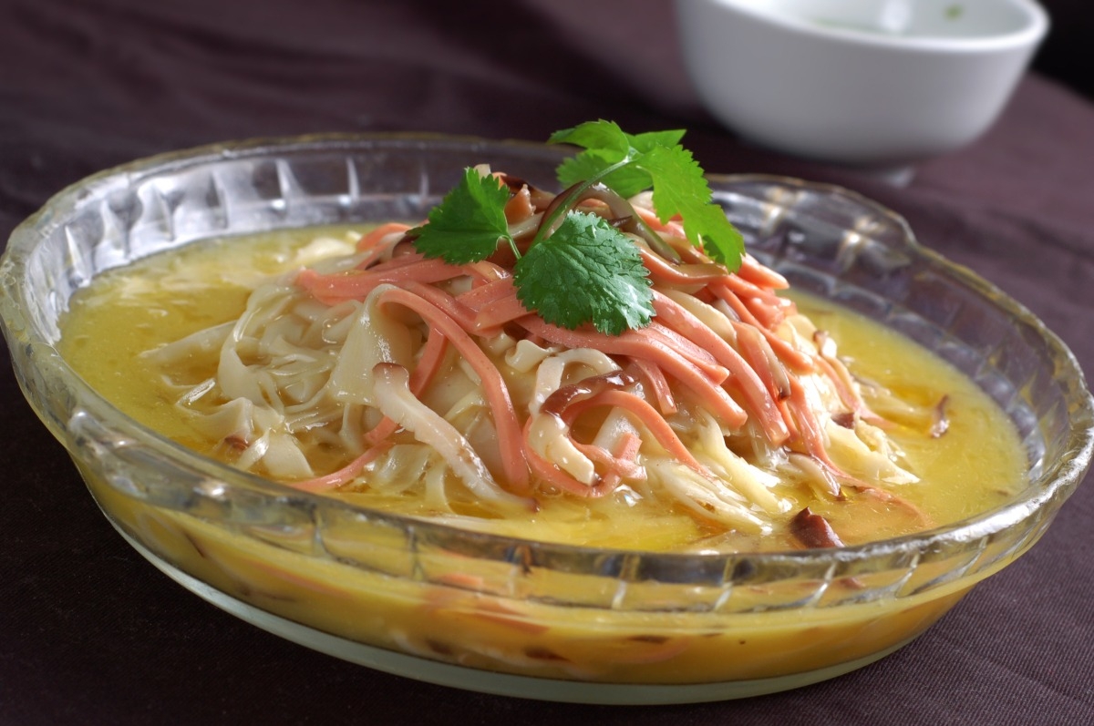 餐饮美食鸡汁脆笋宣传图片灯箱