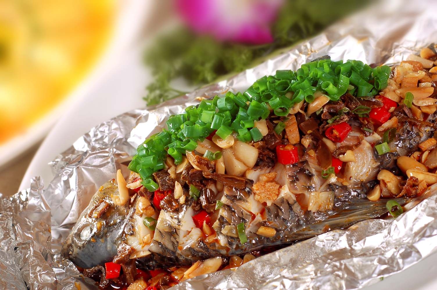 高清图片餐饮美食川菜火焰青波复合味高清图片