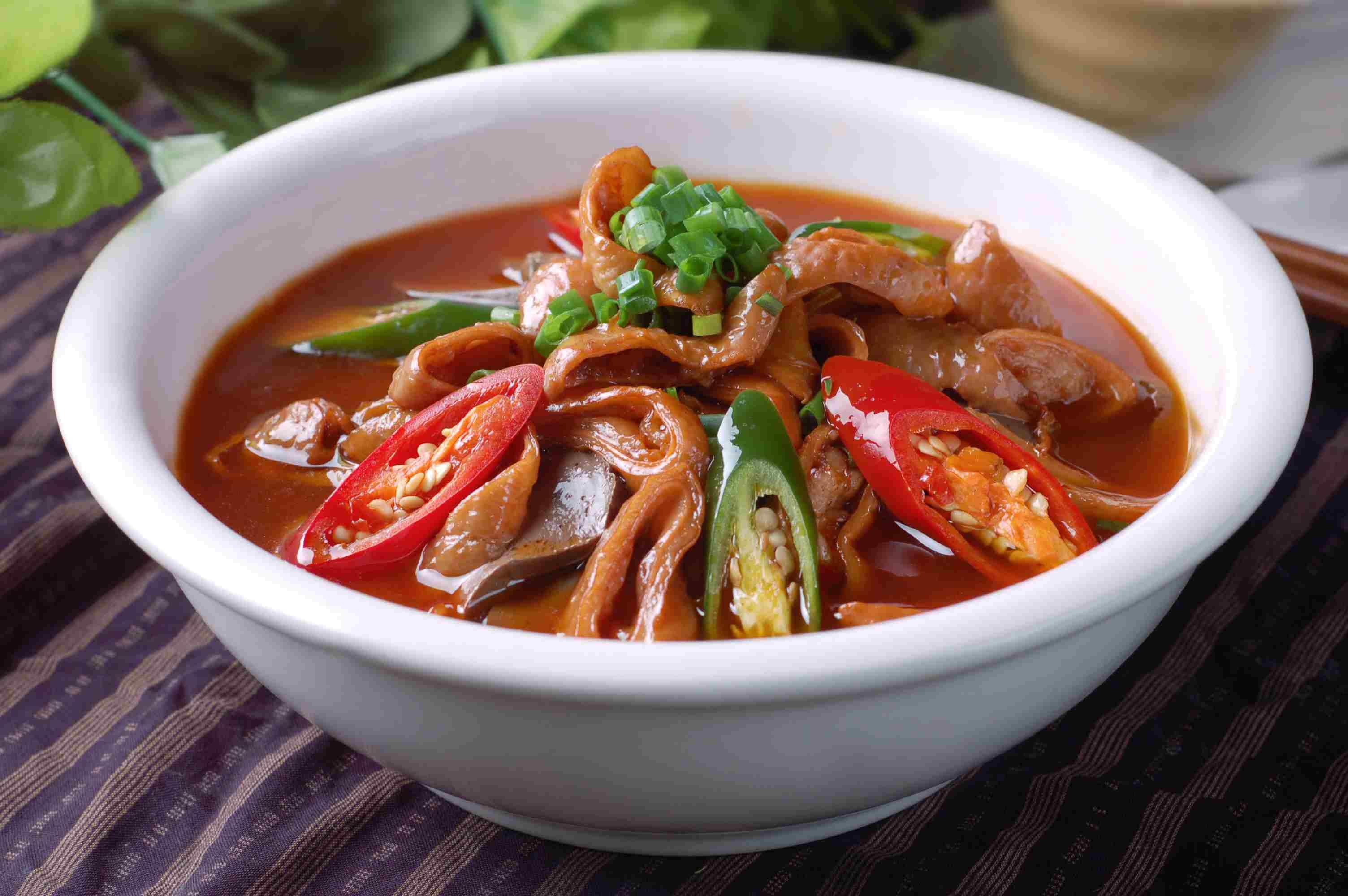 餐饮美食川菜鸭血肥肠高清图片944