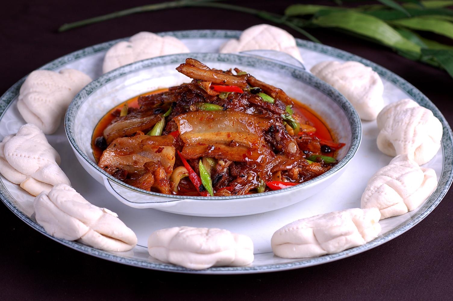 餐饮美食川菜盐菜回锅肉高清图片947