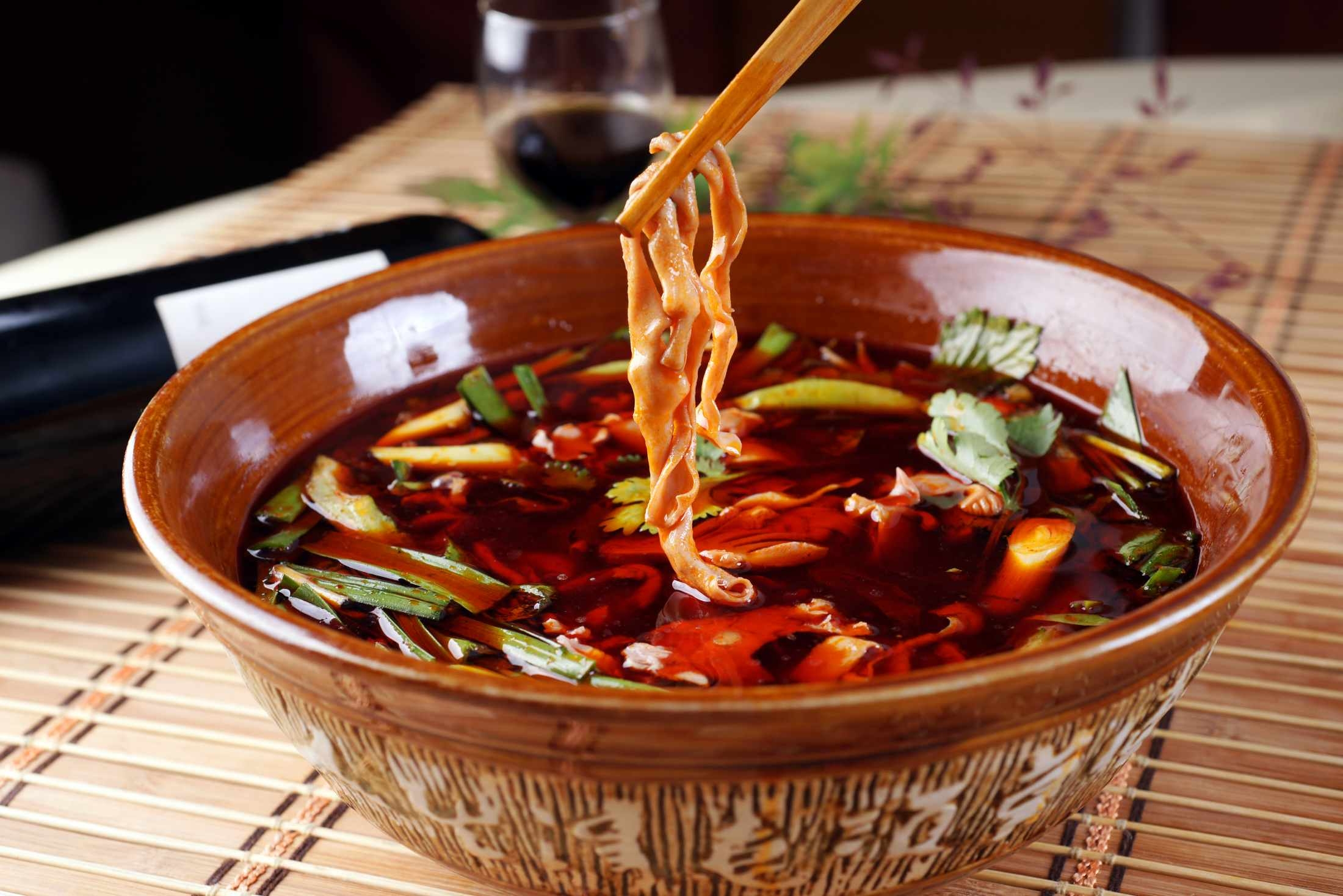 高清图片餐饮美食川菜鲜冒鸭杂高清图片