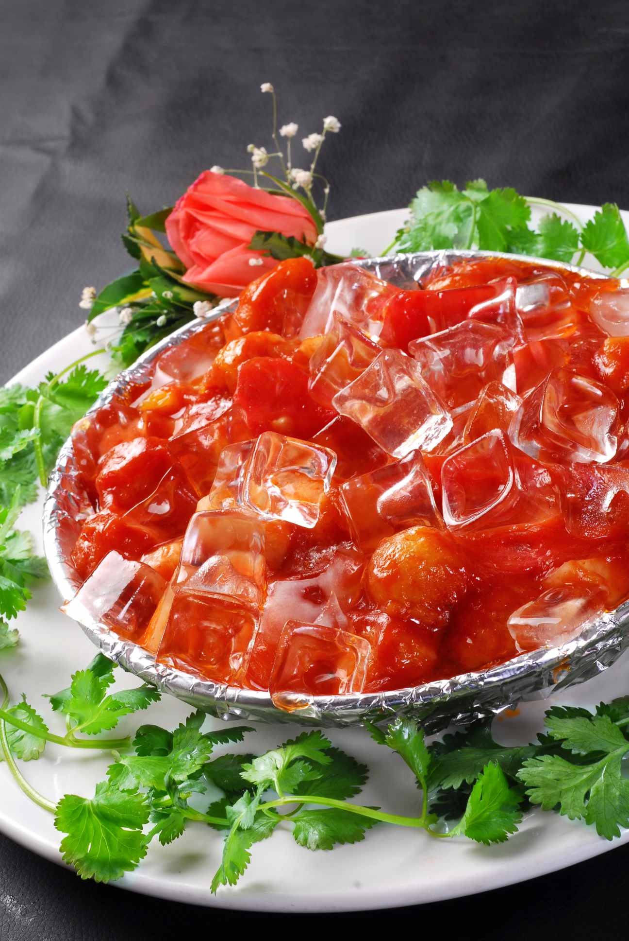 冰镇咕噜肉高清图片