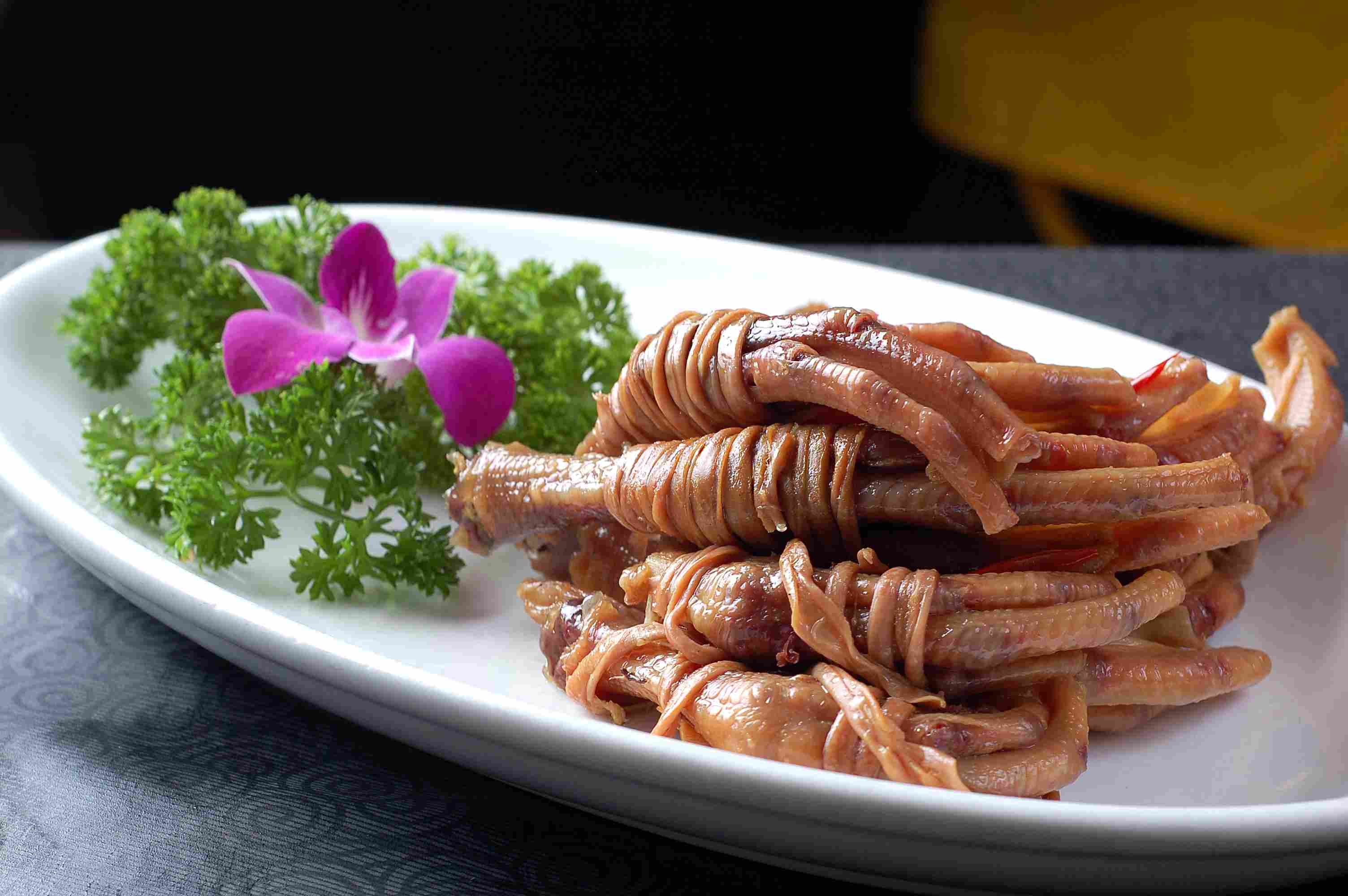 餐饮美食鸭肠包宣传图片灯箱