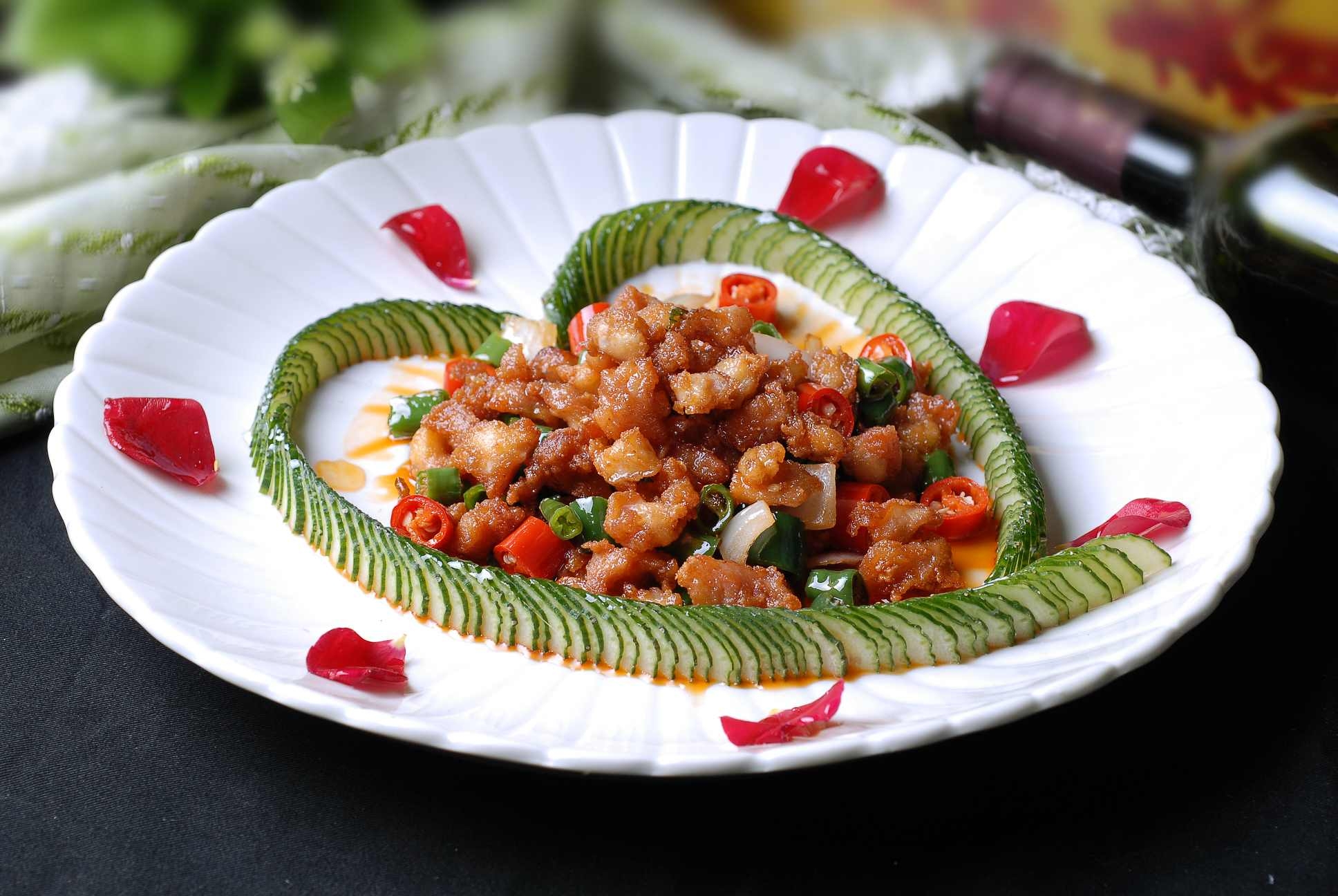 餐饮美食小炒–玫瑰掌中宝宣传图片灯箱