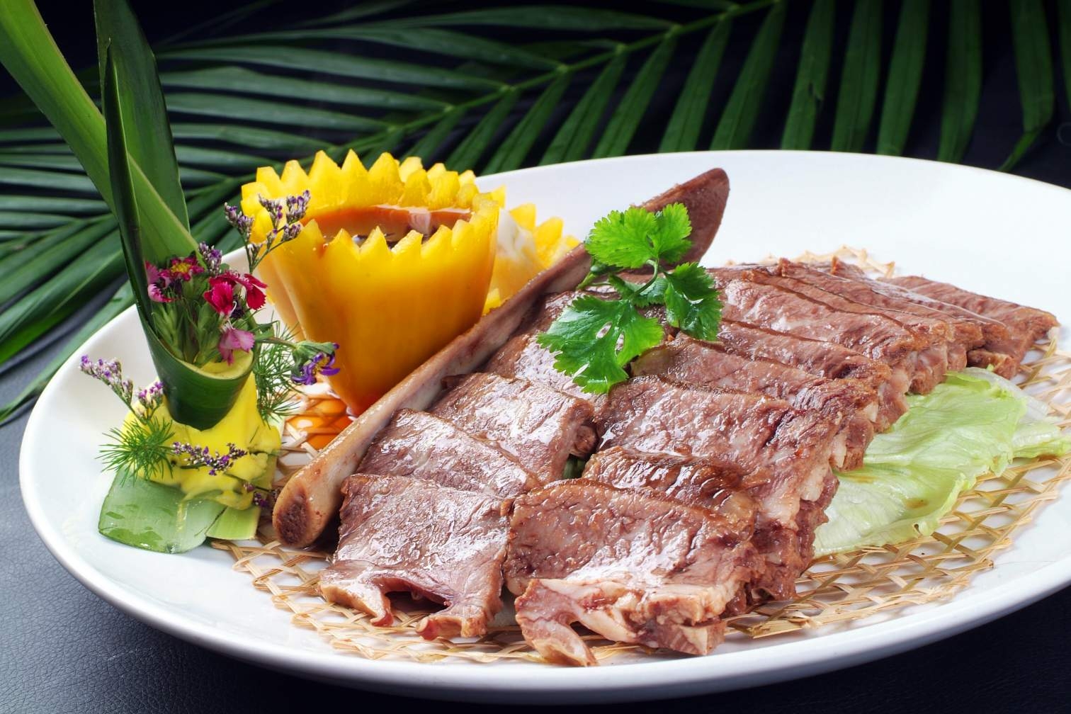 高清图片餐饮美食川菜原条神户牛肋骨高清图片976