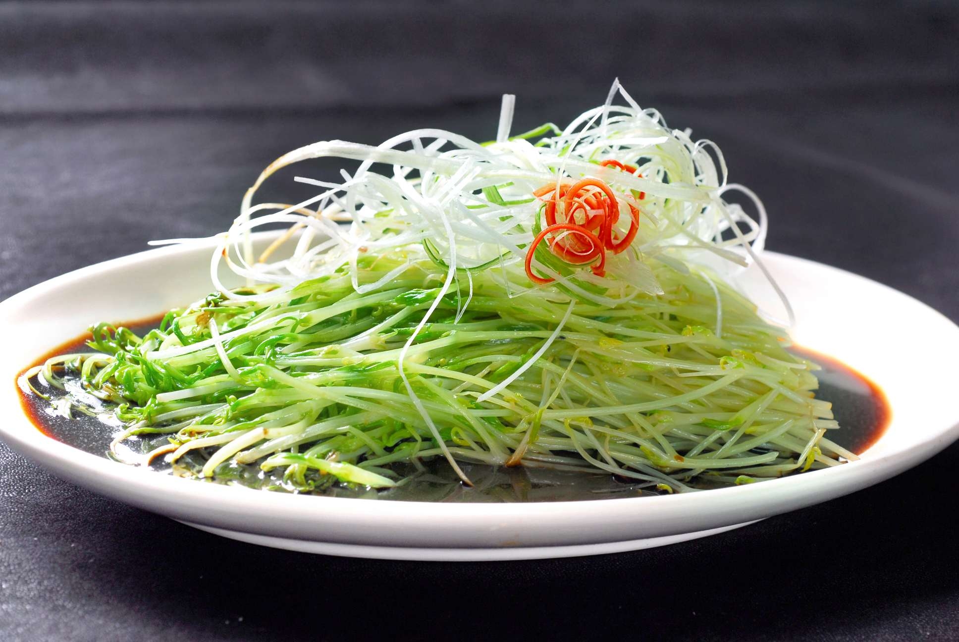 高清图片餐饮美食川菜白灼龙须菜高清图片11