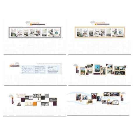 学校全套走廊文化墙CDR