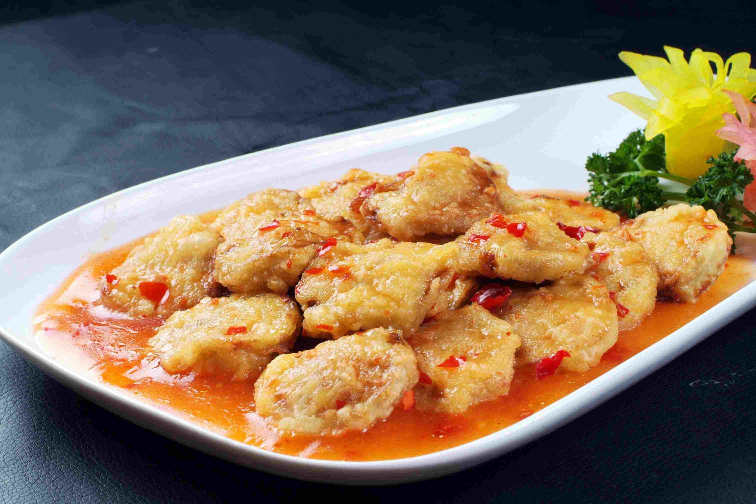 高清图片餐饮美食川菜太汁茄饼高清图片