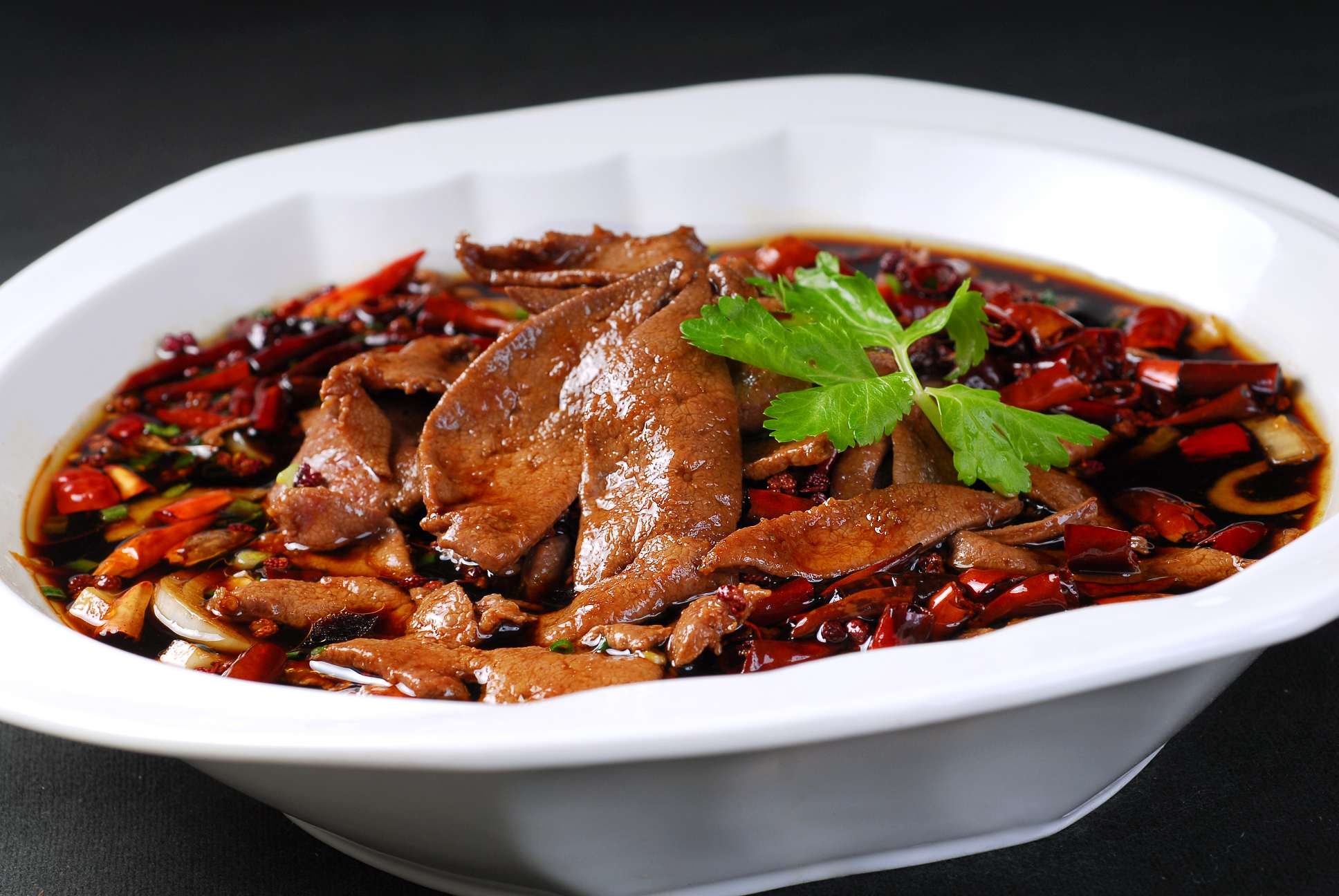 餐饮美食沸腾嫩肝宣传图片灯箱