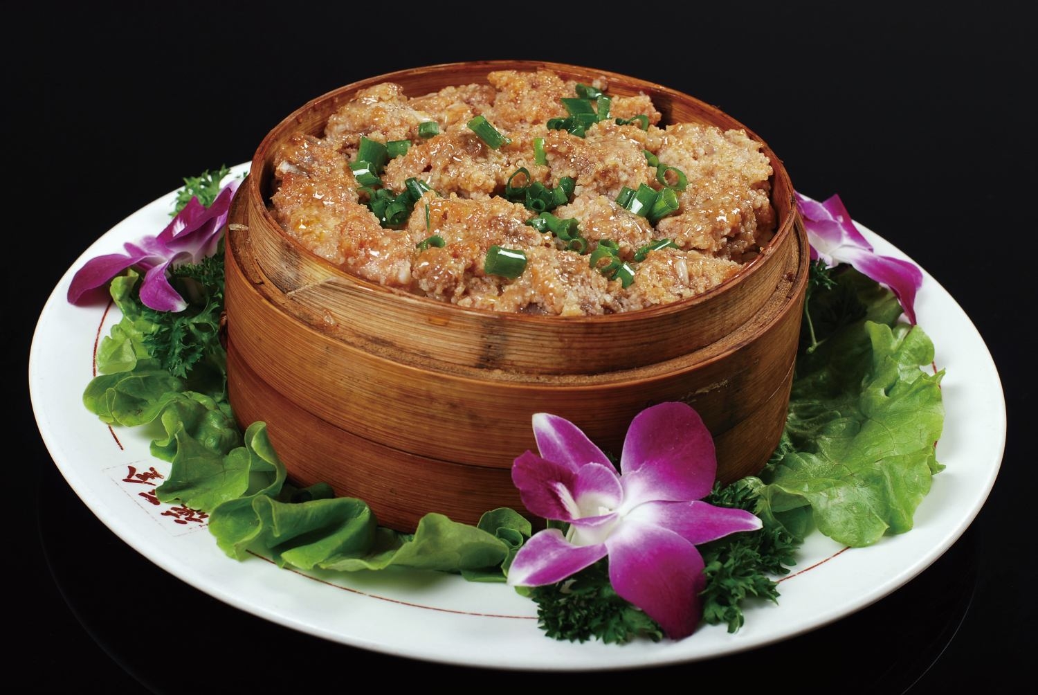 高清图片餐饮美食川菜糯米蒸排骨高清图片