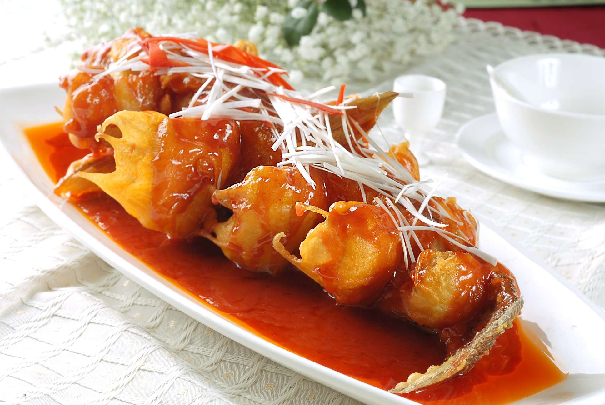 餐饮美食川菜糖醋脆皮鱼高清图片827