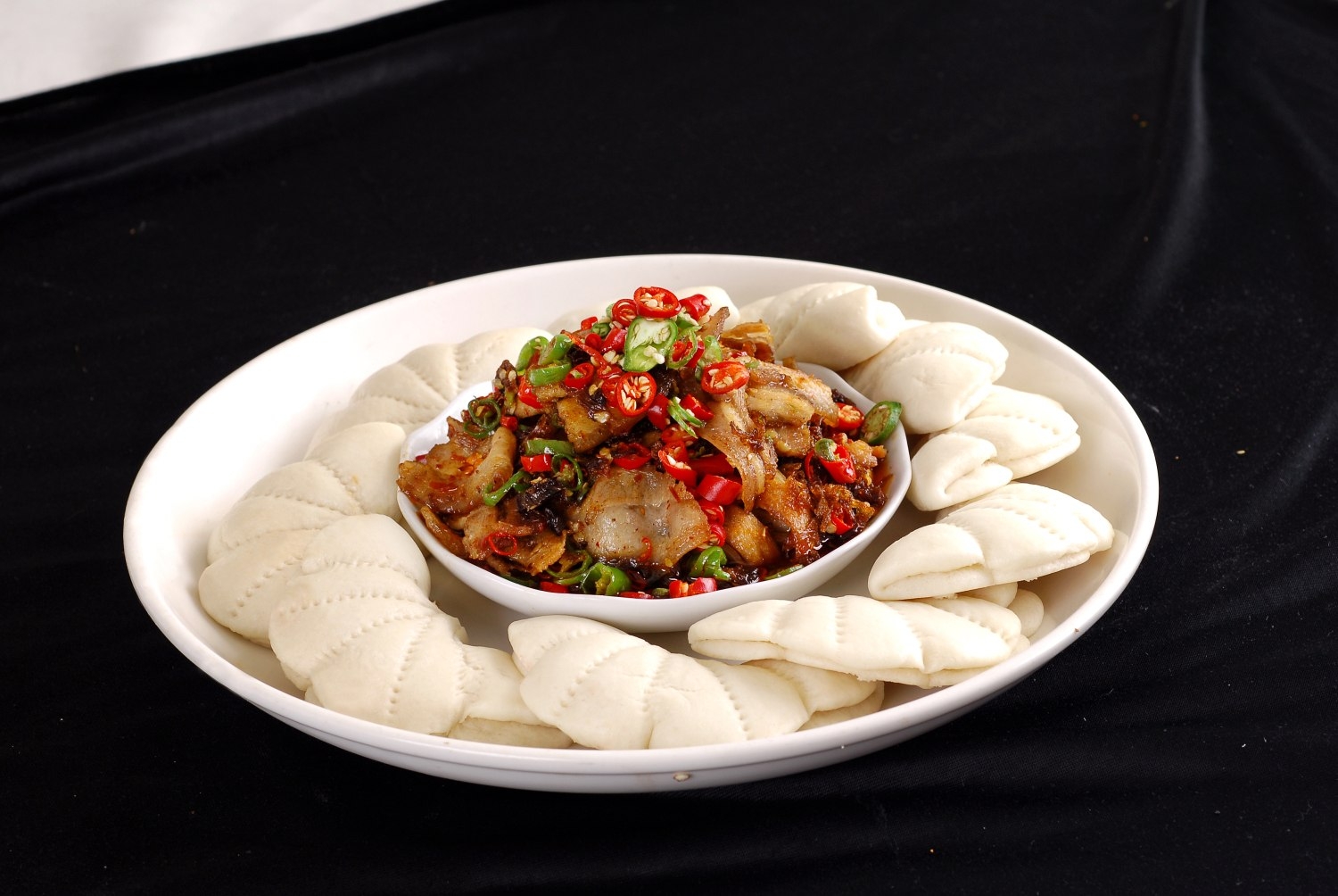 餐饮美食川菜夹饼回锅高清图片310