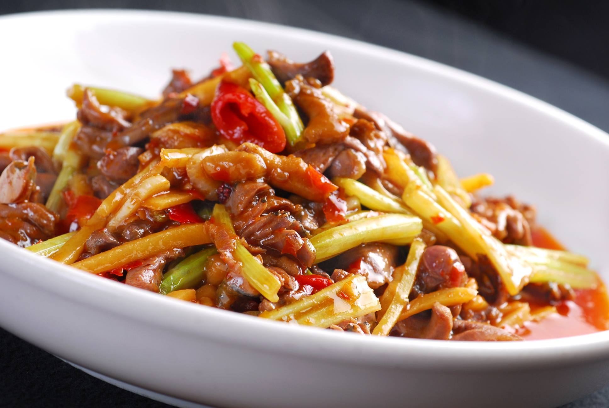 泡椒鸡杂高清图片