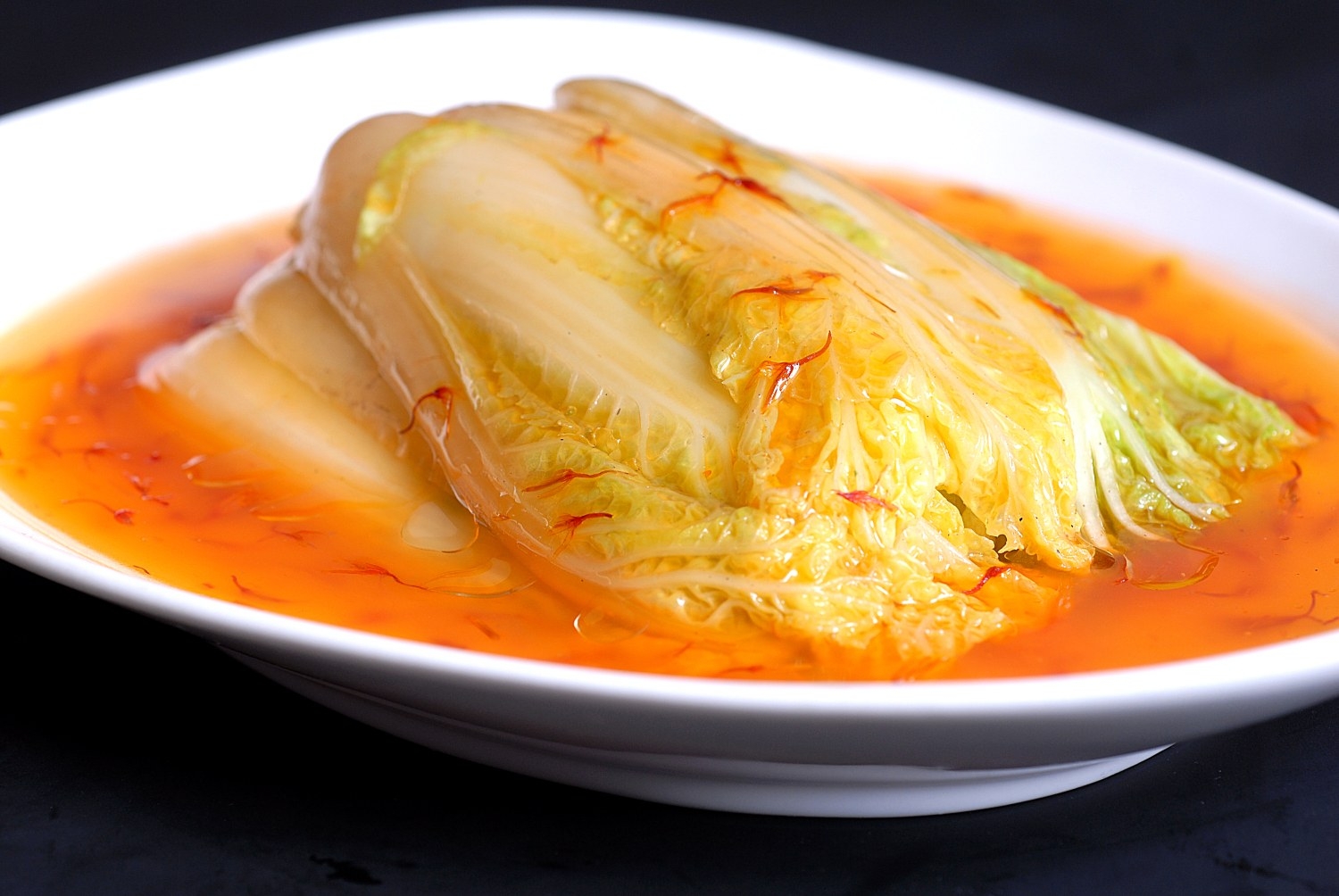 餐饮美食热红花娃娃菜高清图片