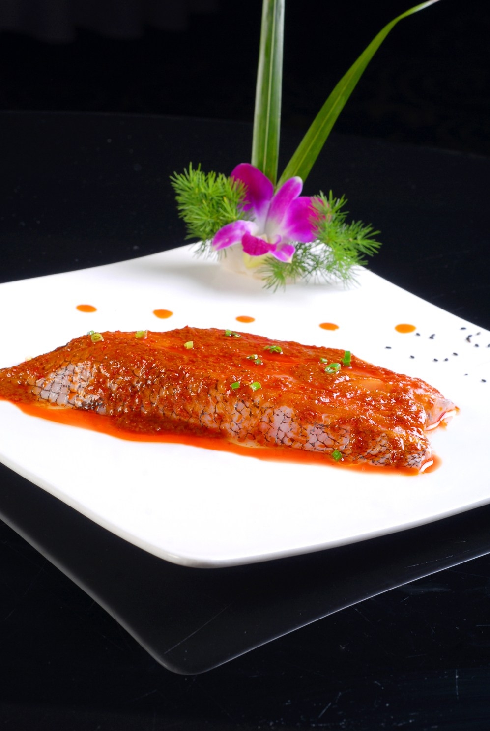 麻辣上汤鳕鱼高清图片