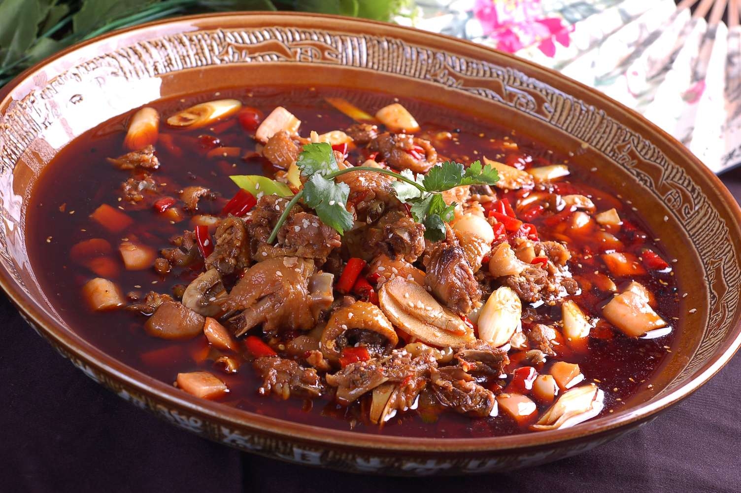 高清图片餐饮美食川菜泡椒鸭高清图片