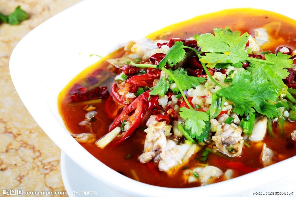 餐饮美食水煮田鸡宣传图片灯箱