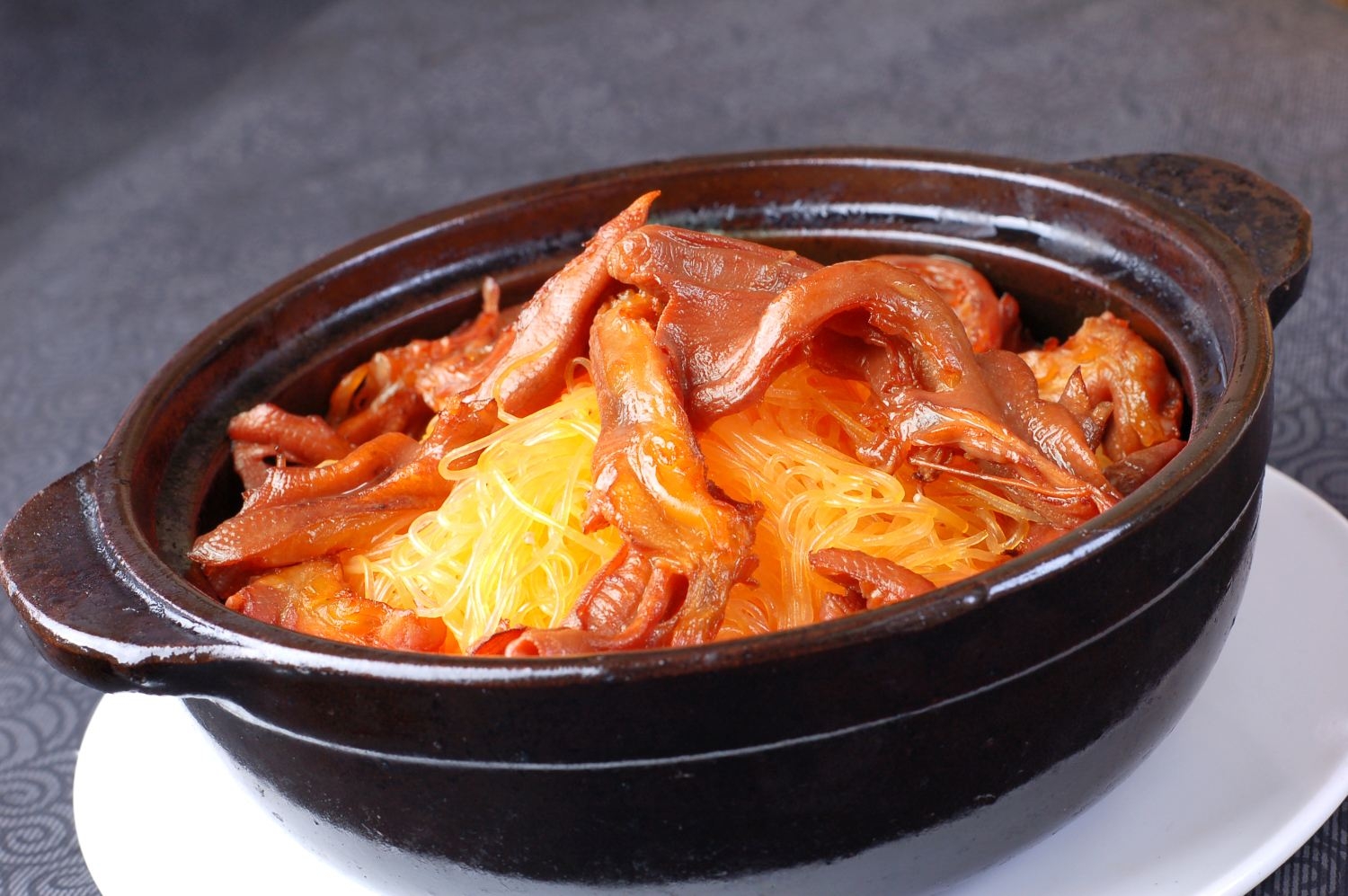 餐饮美食粉丝鹅掌宣传图片灯箱