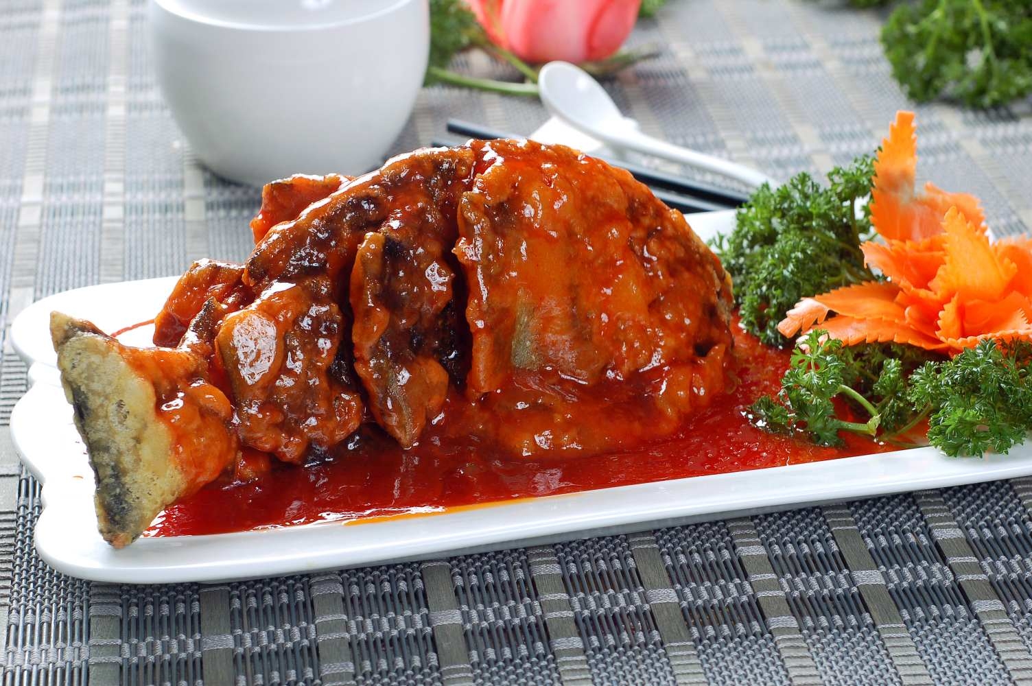 富贵脆皮鱼高清图片