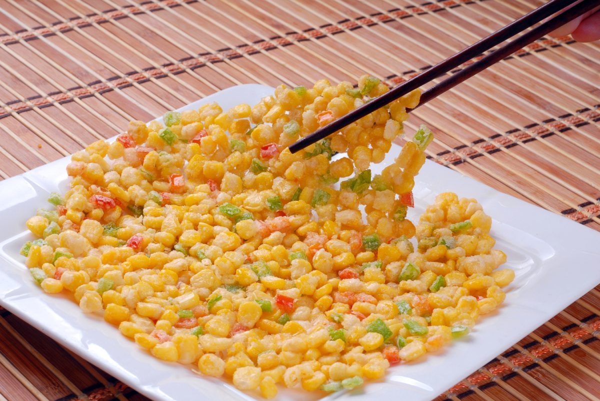 高清图片餐饮美食川菜锅巴玉米高清图片