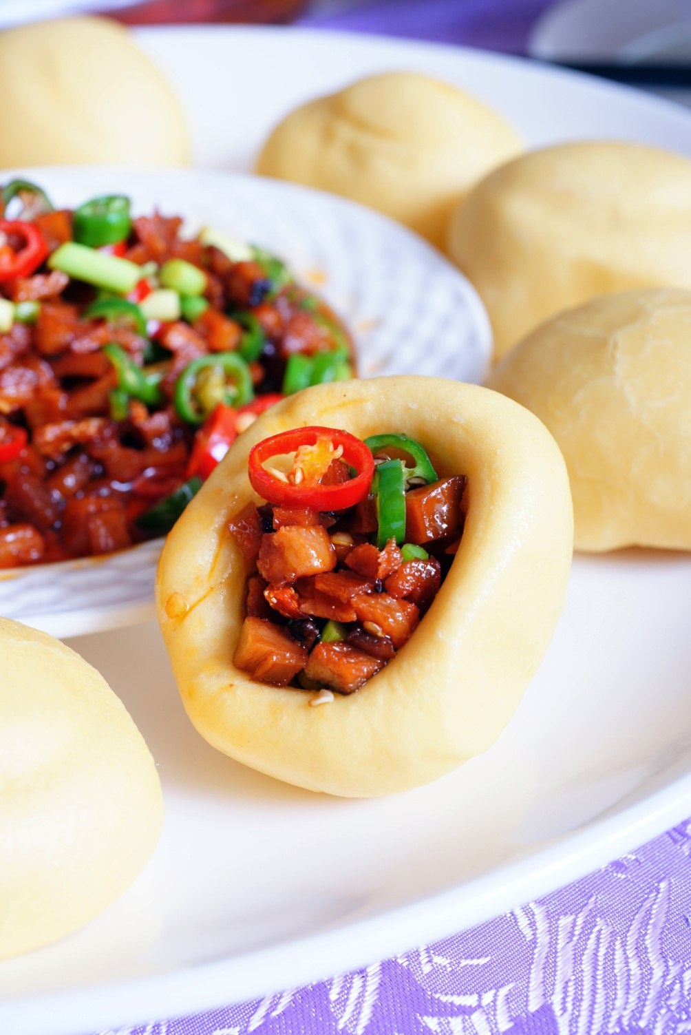 餐饮美食酱香窝窝头宣传图片灯箱