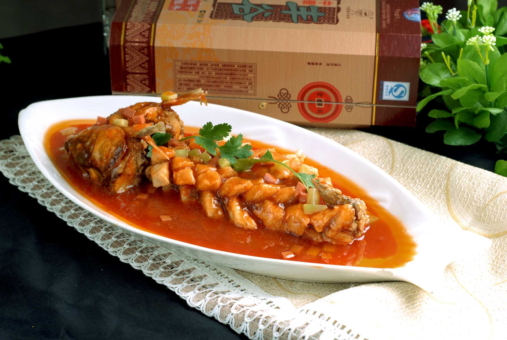 餐饮美食川菜松鼠鱼高清图片