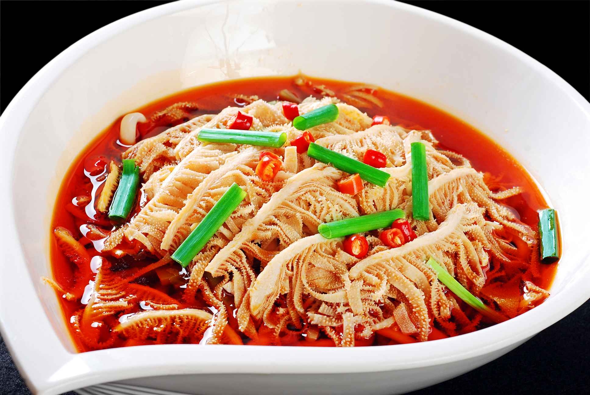 餐饮美食川菜鲜椒草原肚高清图片