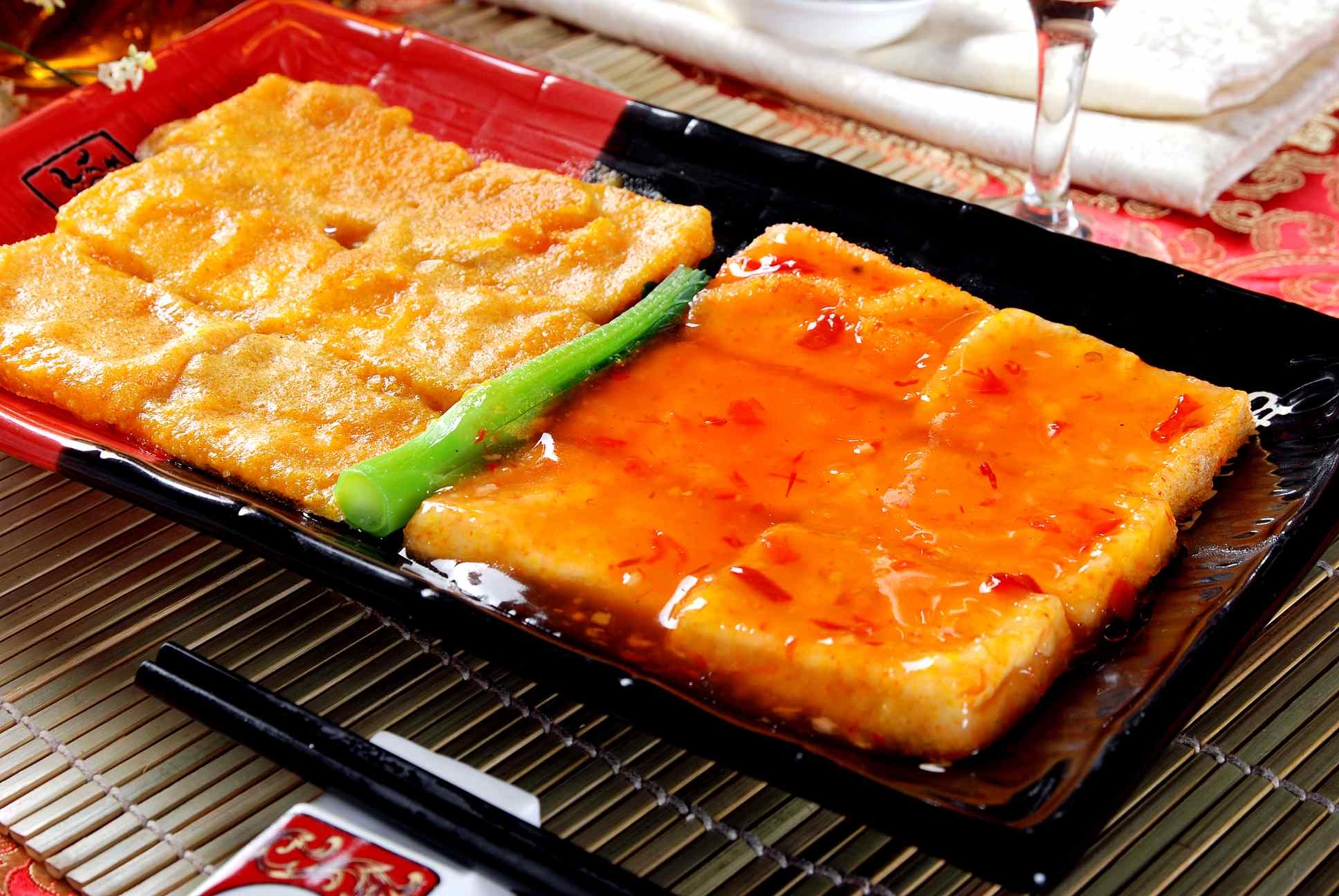 高清图片餐饮美食川菜金秋豆腐高清图片