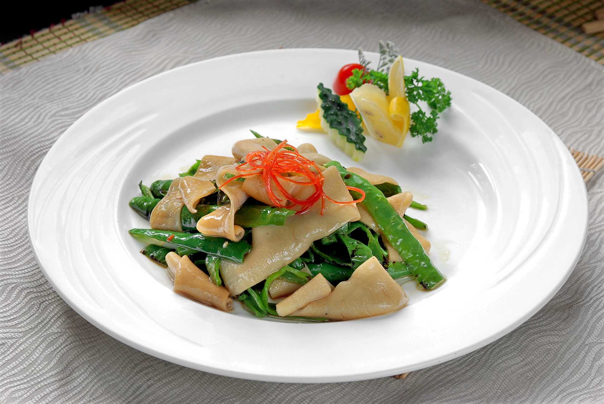 餐饮美食川菜美极脆鹅肠高清图片500