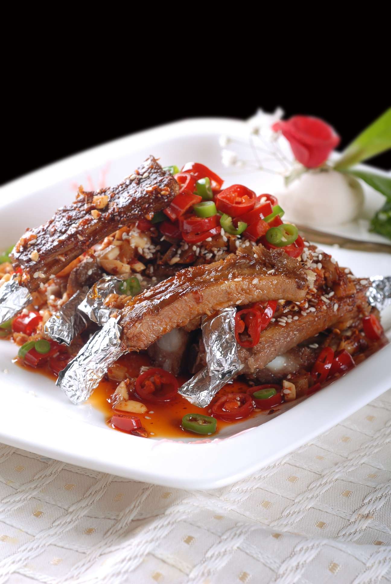 餐饮美食川菜手抓排骨高清图片780