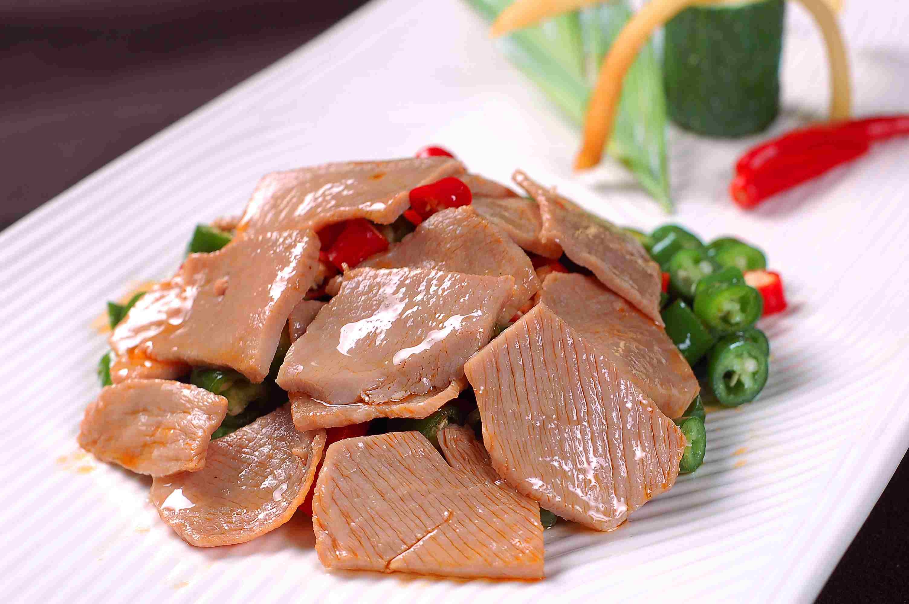 高清图片餐饮美食川菜酱爆驼乌肾高清图片