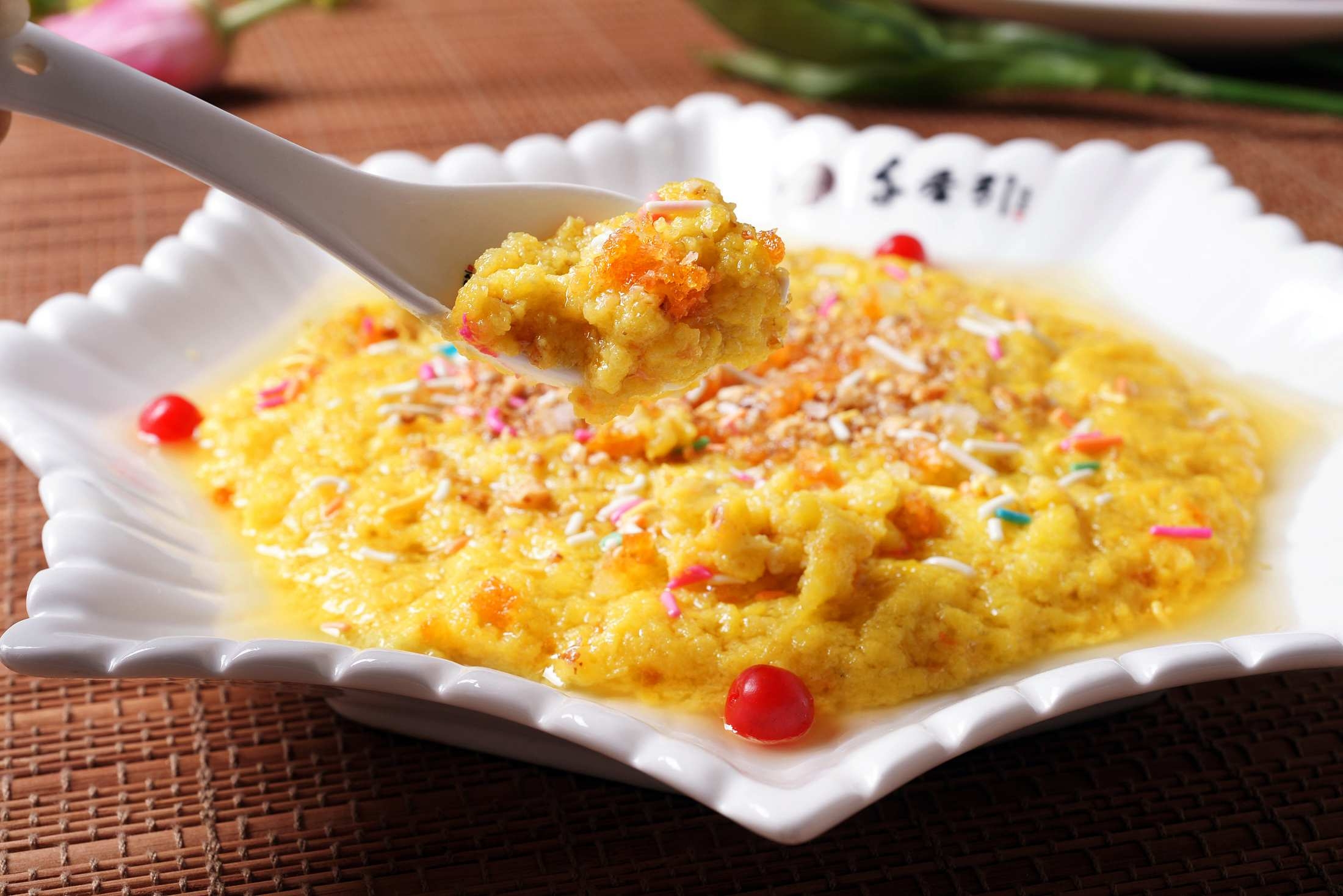 餐饮美食黄金八宝泥高清图片