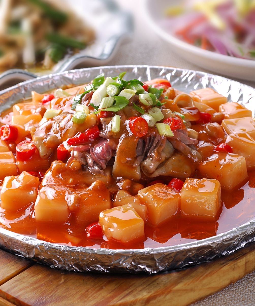 高清图片餐饮美食川菜凉粉烧鸡杂高清图片428