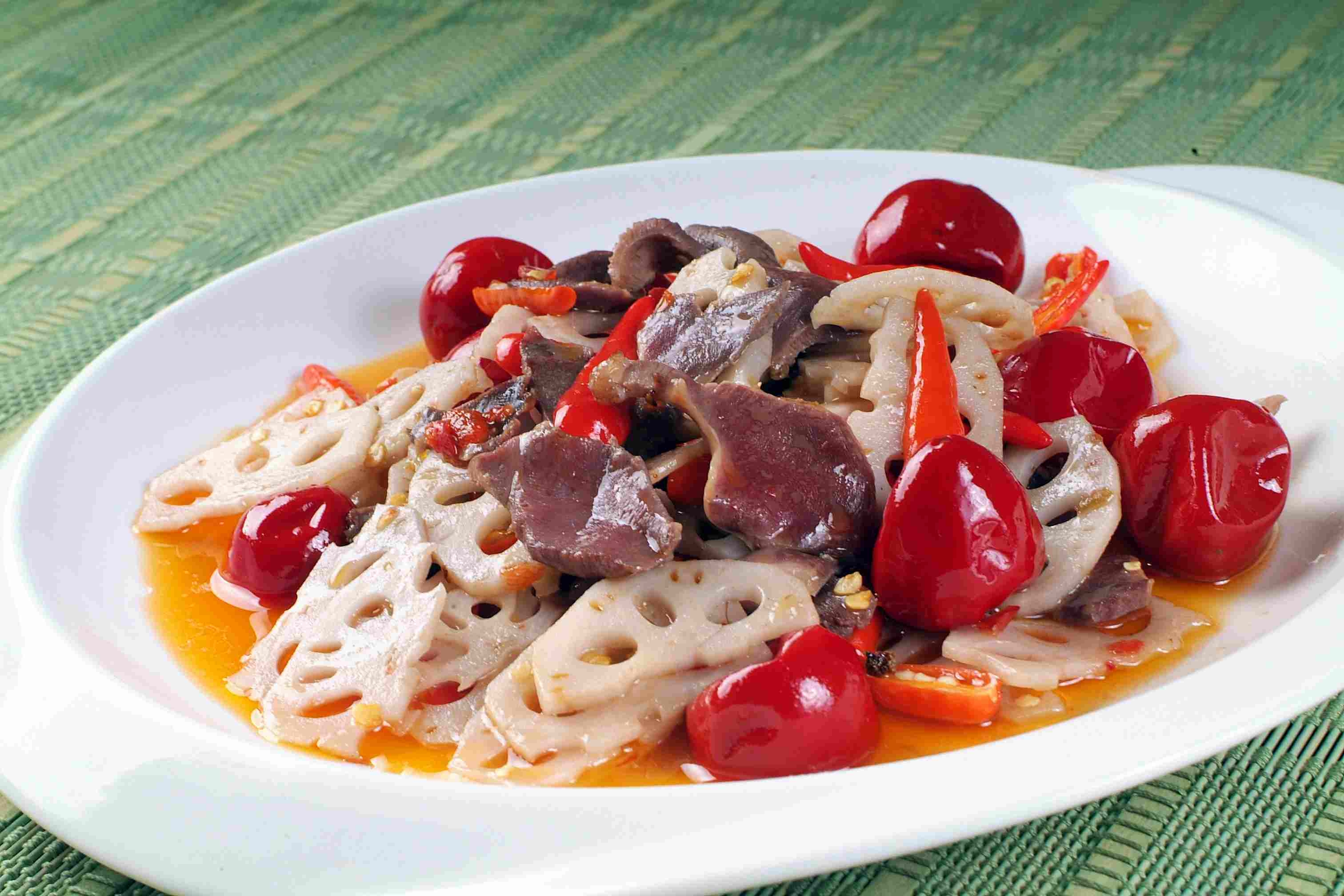 高清图片餐饮美食川菜泡藕鸭胗高清图片563