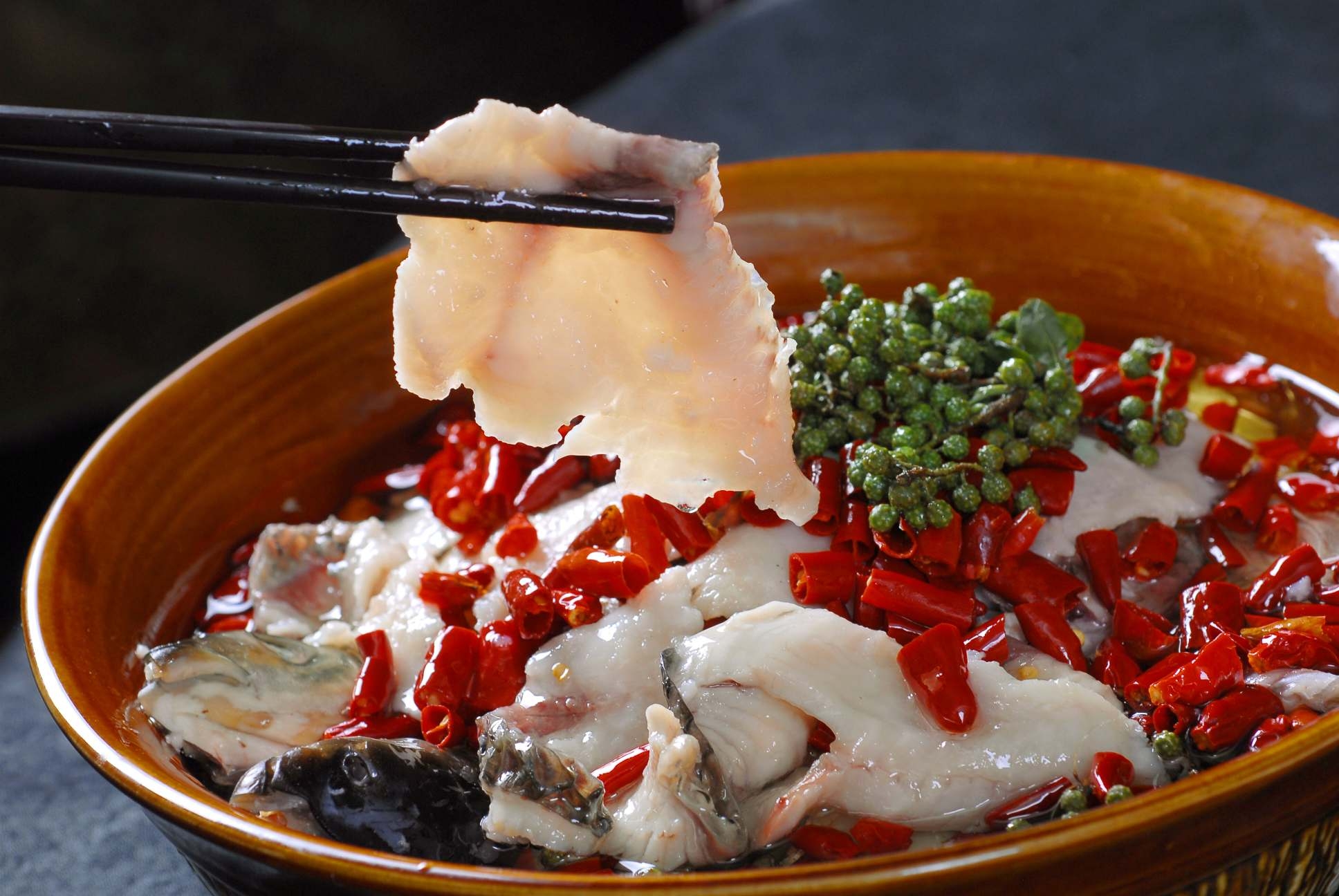 高清图片餐饮美食川菜鲜香水煮鱼高清图片