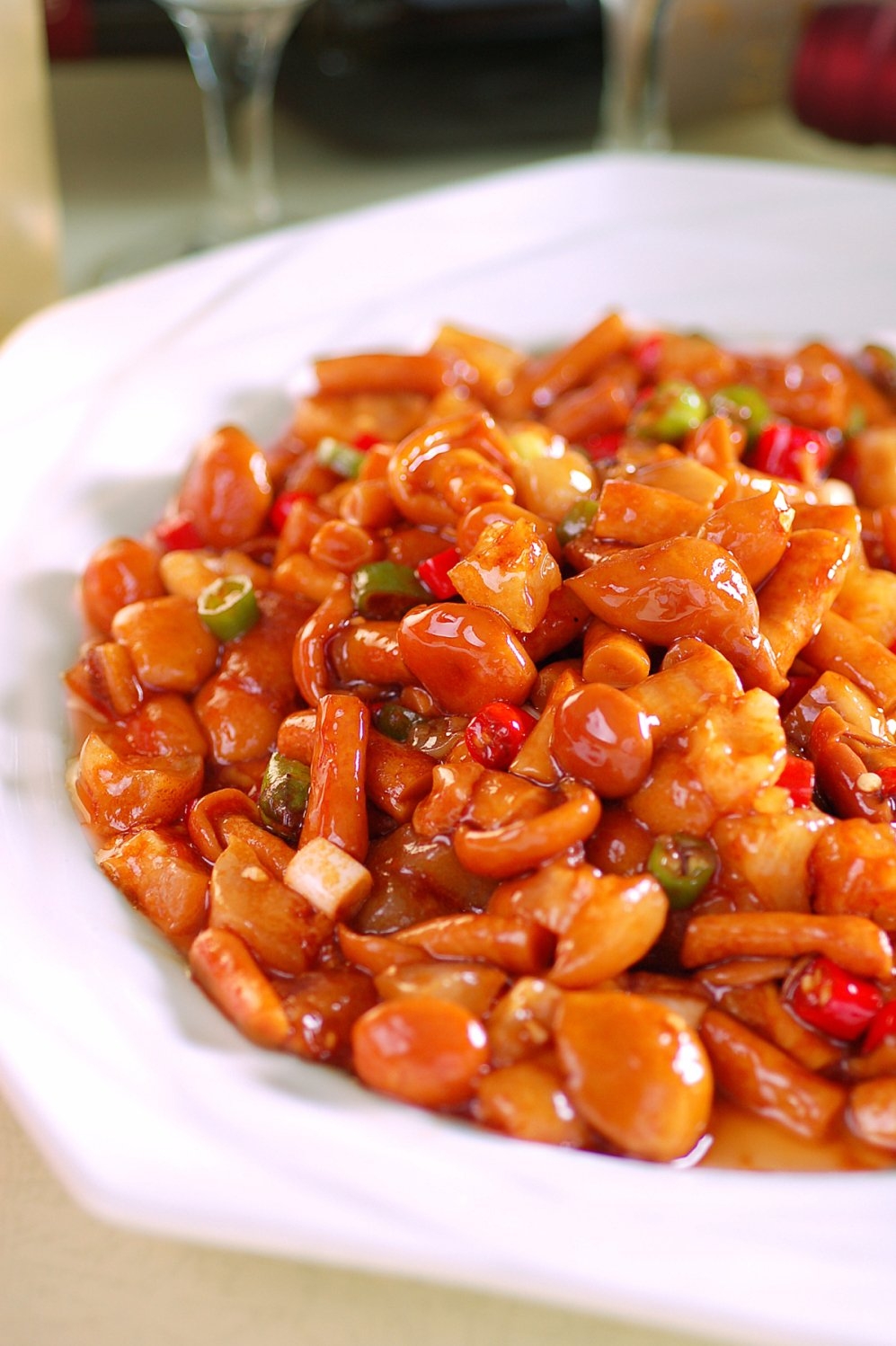 餐饮美食滑菇牦牛掌高清图片