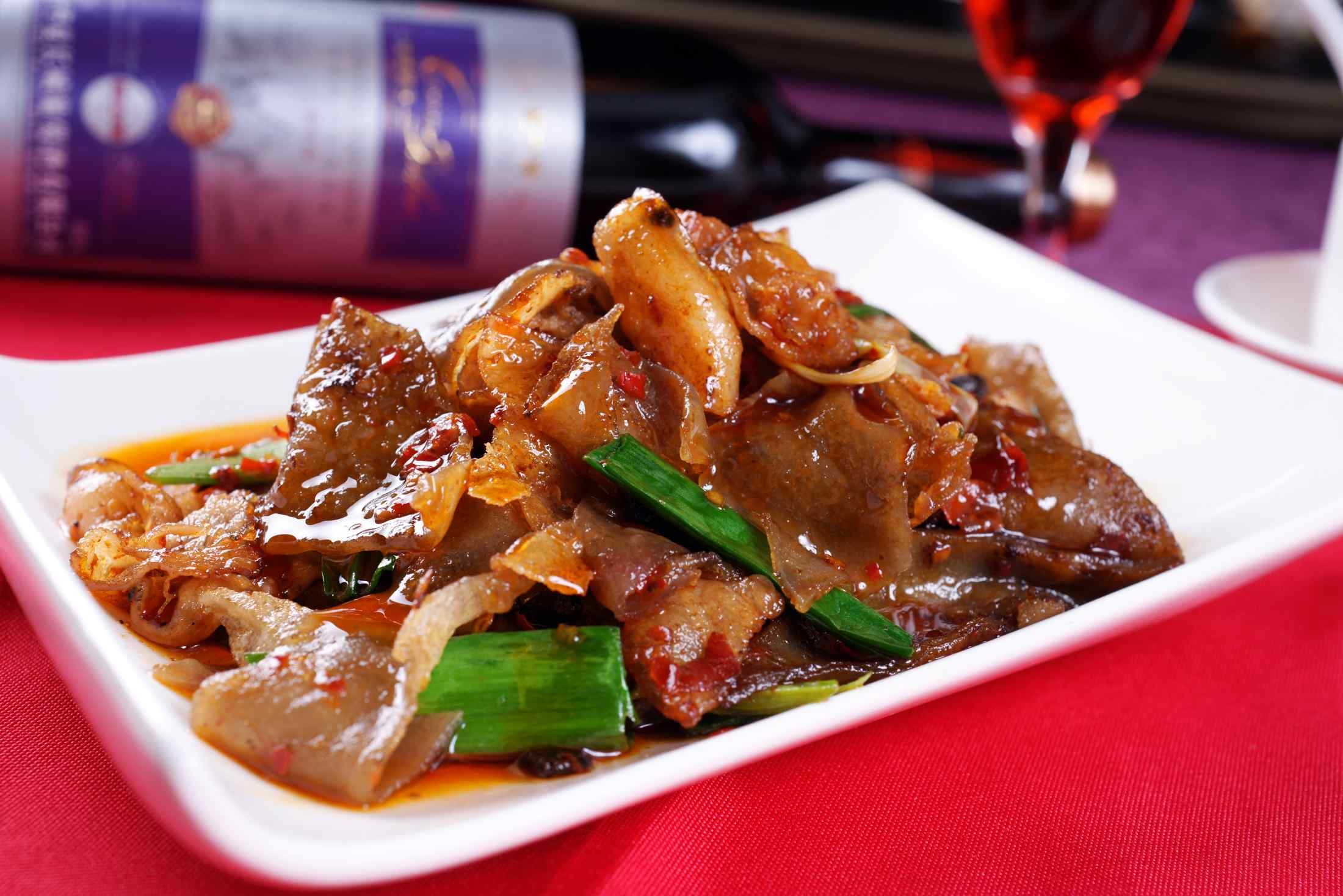 餐饮美食土苕皮回锅宣传图片灯箱