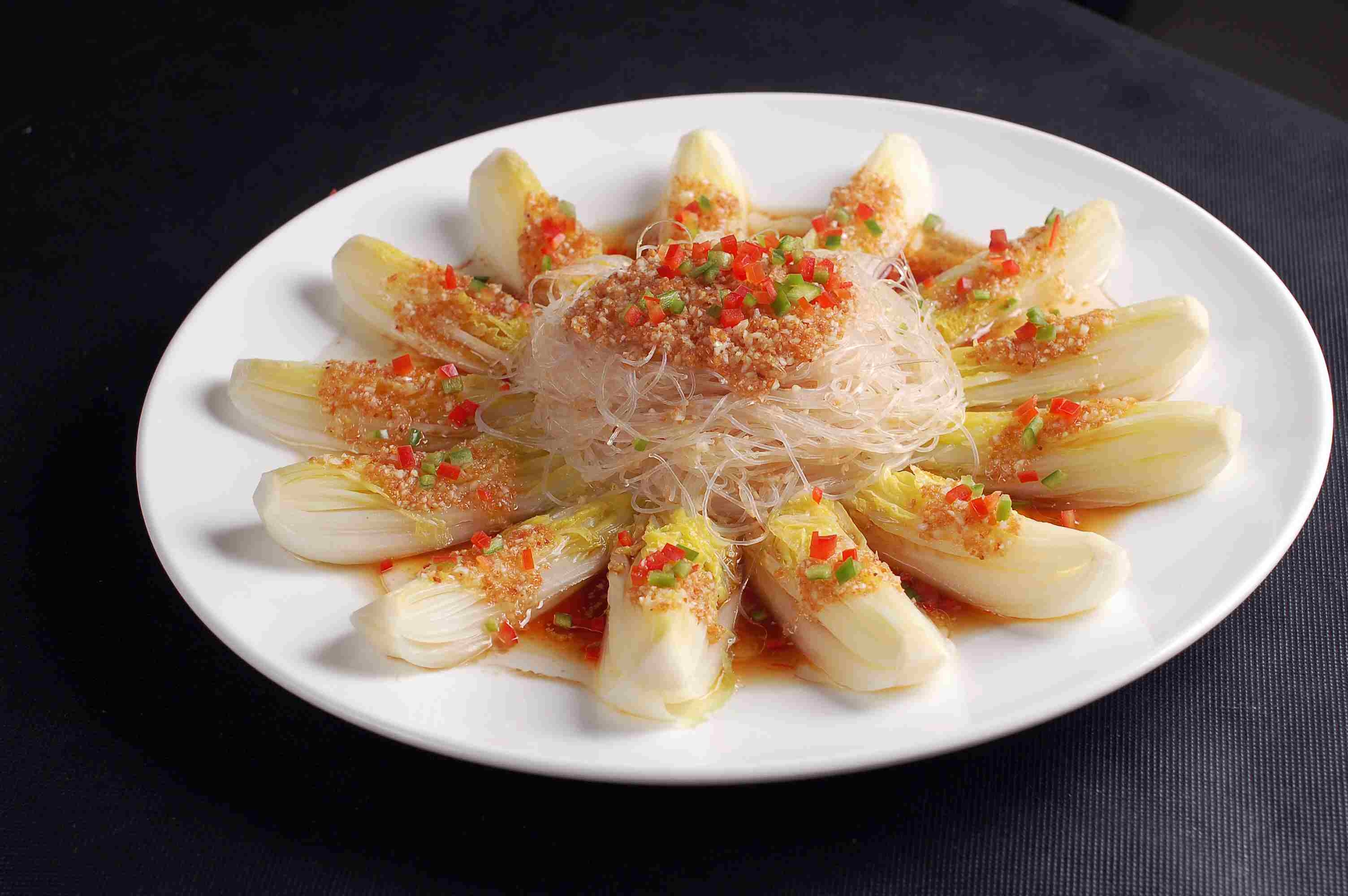 餐饮美食蒜茸娃娃菜高清图片