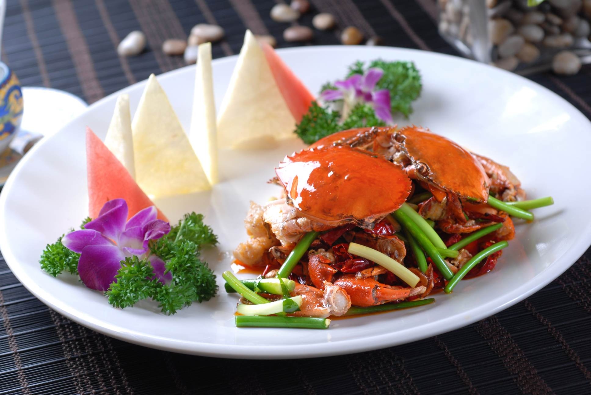 餐饮美食香辣蟹高清图片